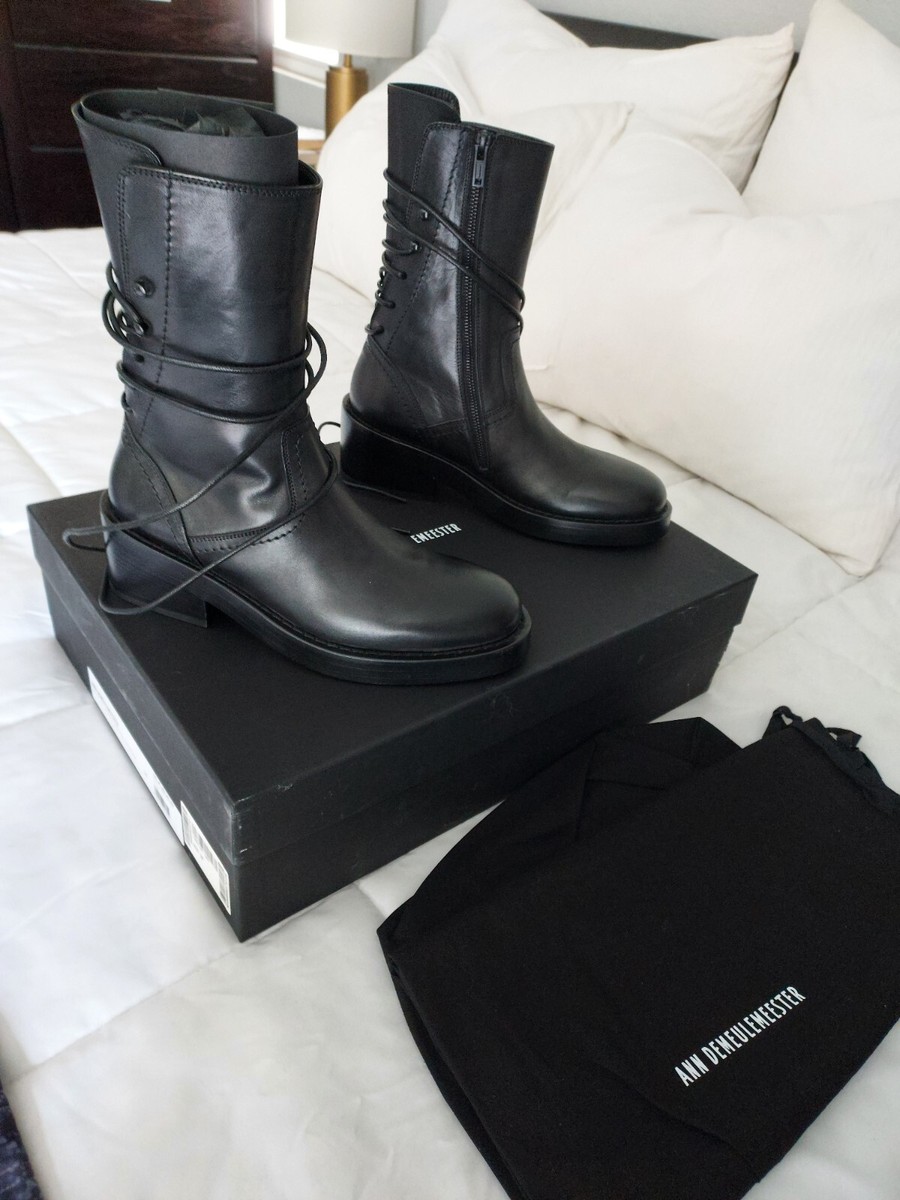 ann demeulemeester Henrica back lace boots, women's EU38/US ann demeulemeester Henrica back lace boots, women's EU38/US
