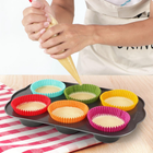 Caperci Jumbo-Cupcake-Förmchen, 150 Stück – Weiß, Fettdicht, Ofenfest Bis 218°C