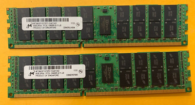 16GB (2x8GB) Micron Mémoire Serveur PC3L-10600R ECC RDIMM – Testée