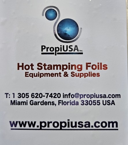SCRATCH OFF Hot Stamping Foil, ZEBRA, 24 in x 1000 ft, Propi USA - Picture 7 of 18
