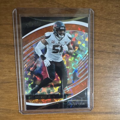 2025 Panini Will Anderson Jr. #24 0range-Green Spectrum /825 Houston Texans 