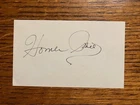 Homer Rice signed 3x5 index card, Centre Coll, HC NFL Bengals, College HC, D2024