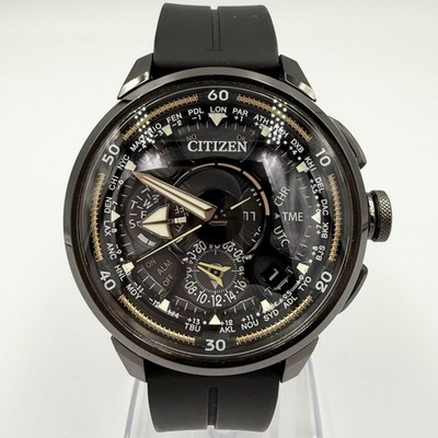 CITIZEN SATELLITE WAVE CC7005-16G 100th Model GPS F990 Titanium 5ATM Gebraucht