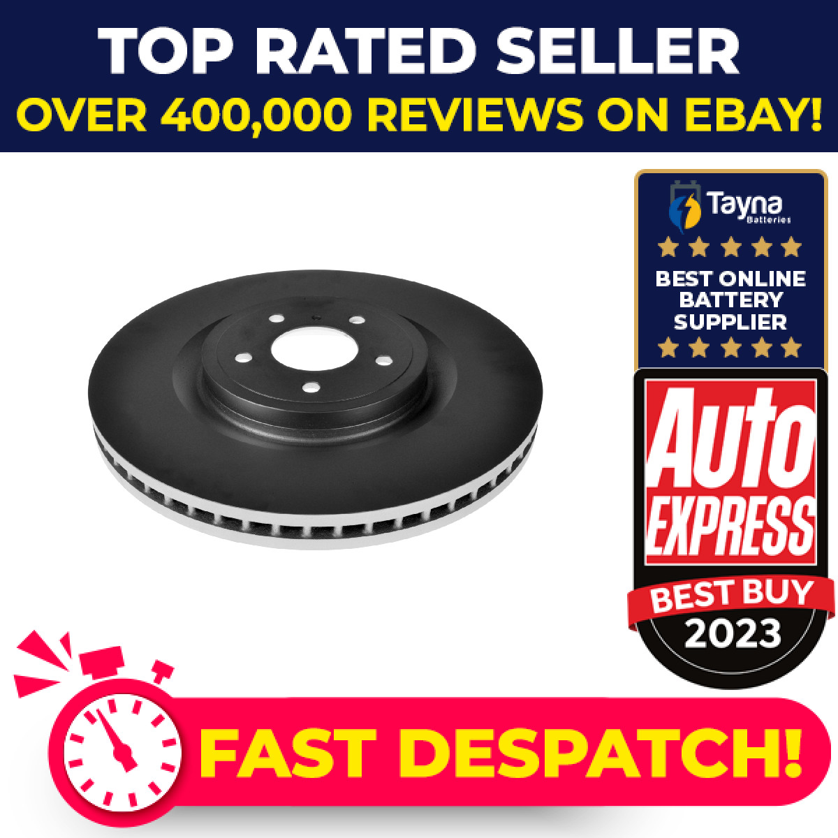 Brake Disc Single Vented fits INFINITI G37 3.7 Front 2007 on VQ37VHR 355mm Febi