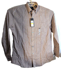 Van Heusen classic fit men's M 15/15.5 mens check multicolor shirt NWT