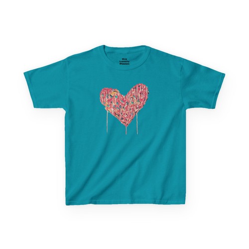 Kids Mountain Heart Tee, Kids Heart Shirt, Kids Birthday, Back to School, Youth - Picture 14 of 25