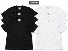 3 Pack Shaka Wear Heavyweight Plain T shirt Short sleeve Black White S-3XLT