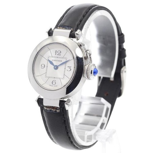 CARTIER PASHA DE CARTIER W3140025 27mm SS Silver #C8442