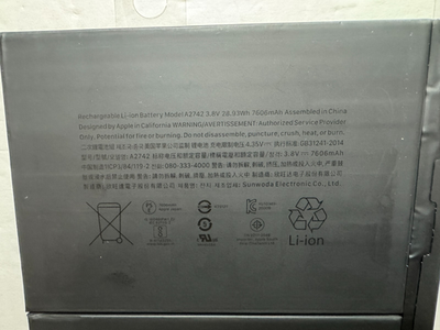 Genuine Original A2742 Battery Lithium ion iPad Air 5 5th (2022