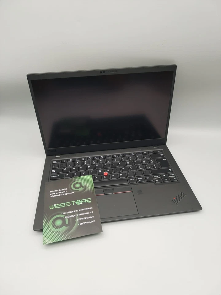 NOTEBOOK LENOVO X1 CARBON GEN8 i7-10510U 16GB RAM 500GB SSD FHD RICONDIZIONATO