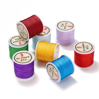 Nylon Braided Thread Cord 08mm Chinese Knot String for DIY Jewelry Bracelet Use