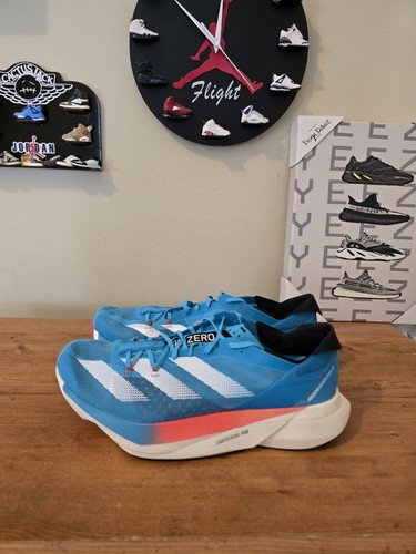 Adidas Adizero Adios Pro 3 size 12 Lucid Cyan. ID8468.