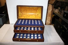 Danbury Mint The State Quarters Treasure Chest 56 States Uncirculated Sealed