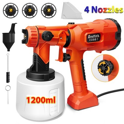 Paint Sprayer Spray Gun Airless HVLP Electric 3800W Handheld Fence Wall Car Home