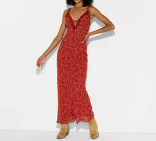 Women's Lace Trim Maxi Empire Waist Dress - Wild Fable Size XL