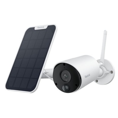 Reolink 5MP Kabellose Überwachungskamera Aussen WLAN Akku Argus Eco + Solarpanel
