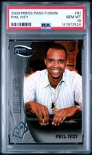 2009 Press Pass Fusion Phil Ivey RC Rookie Card #81 Poker PSA 10 Gem Mint