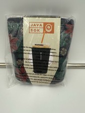 Sok-It Java Sok Iced Coffee Cold Soda Insulated Neoprene Cup Sleeve Pahala Xmas