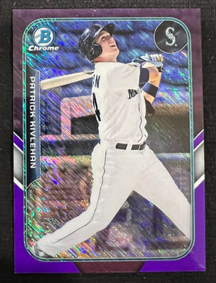 PATRICK KIVLEHAN 2015 Bowman Chrome Farm's Finest Mini Purple Refractor #164/250