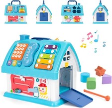 Montessori Toys for 1 Year Old, Baby Music Toys for 1 Year Old Girl Gift, 12-in-