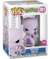 Funko Pop! Pokemon 581 Mewtwo / Mewtu Flocked Limited Edition Figur