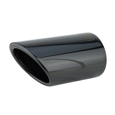 2 Auspuffblende Schwarz Edelstahl Audi A4 B8 A5 8T TFSI Auspuff Blende Endrohr