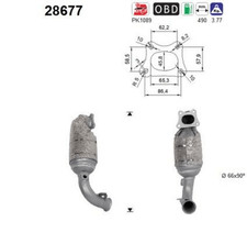 Katalysator für CITROËN OPEL PEUGEOT DS C1 II C3 AIRCROSS / ORIGIN III C4