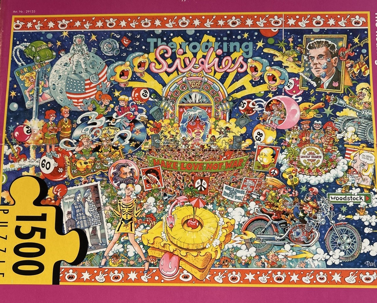 Heye 1500 piece Jigsaw Puzzle Michael Ryba - The Roaring Sixties