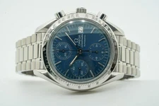 Omega Speedmaster Date Automatic 351180 3511.80 39mm Blue Dial 11454U