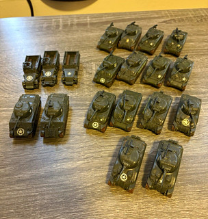 Flames of War US American Sherman Tank Company Extras Painted