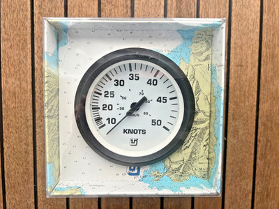 Uflex Ultra White Series Speedometer 50 Knoten   Boots Tachometer   Neu & OVP