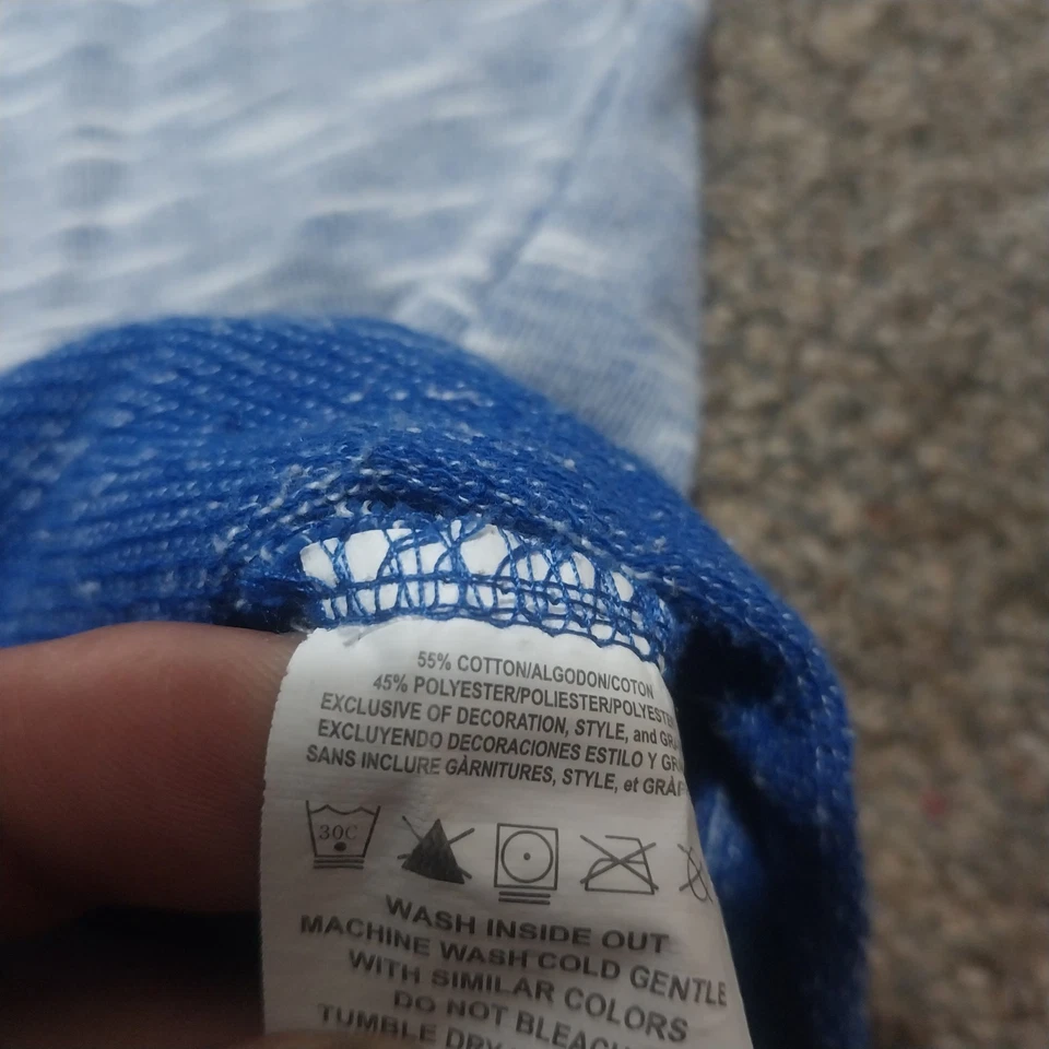 Sudadera con capucha Majestic Kansas City Royals para mujer M cremallera completa azul blanco fanático del béisbol Foto 4 de 4