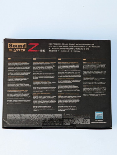 Creative Sound Blaster Z SE Internal PCI-e Gaming Sound Card & DAC, 24-bit / 192 - Afbeelding 2 van 5