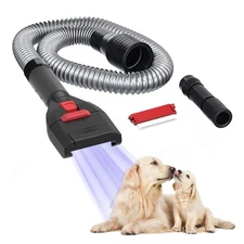 Pet Vacuum Grooming Brush and Shedding Kit for Dog/Cat Loose Hair