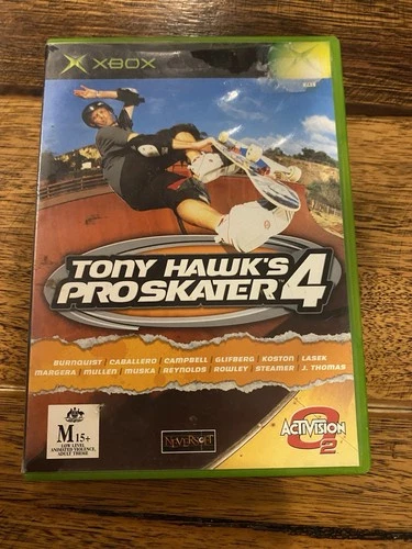 Genuine Authentic Xbox Original Game Tony Hawk's Pro Skater 4 PAL AUS Tested