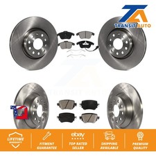 [Front+Rear] Disc Brake Rotors And Ceramic Pad Kit For 2016-2018 Audi Q3 Quattro
