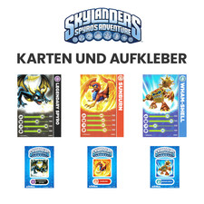 Skylanders Spyros Adventure Karten & Aufkleber Auswahl