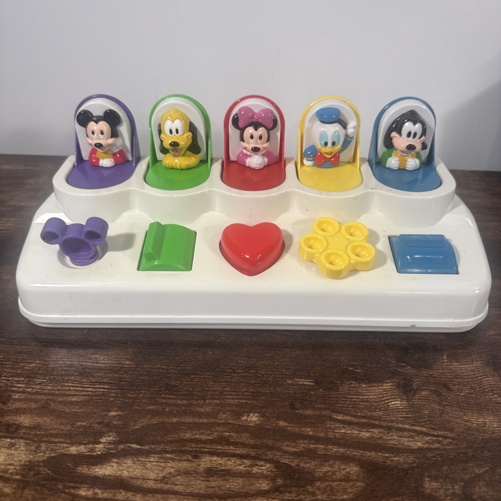 Vintage Disney Mattel Mickey Mouse Friends Pop-Up Children’s Toy Tested & Works