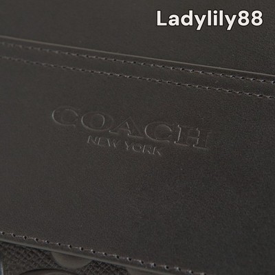 NWT Coach 4006,4007,CZ399 Houston Map Bag In Signature Smooth