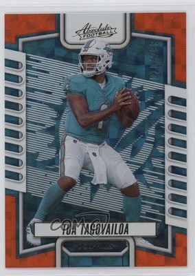 2023 Panini Absolute Orange Mosaic 10/299 Tua Tagovailoa #15 n1u