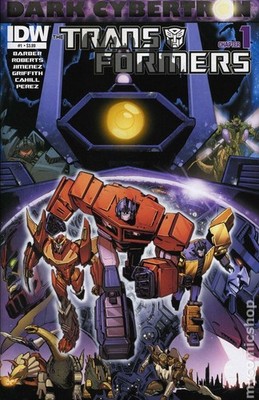 Transformers Dark Cybertron #1 Jimenez FN+ 6.5 2013 Stock Image