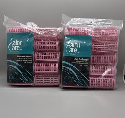 Vintage Salon Care Professional Snap-On Rollers NOS NEW