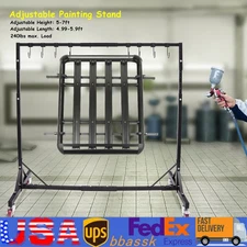 Painting Hanger Rack, Adjustable Painting Stand, Automotive Painting Stand