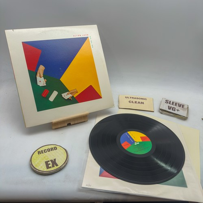 #ad #ad Elton John 21 At 33 EX VG Ultrasonic Clean 1980 Vinyl Record $7.50