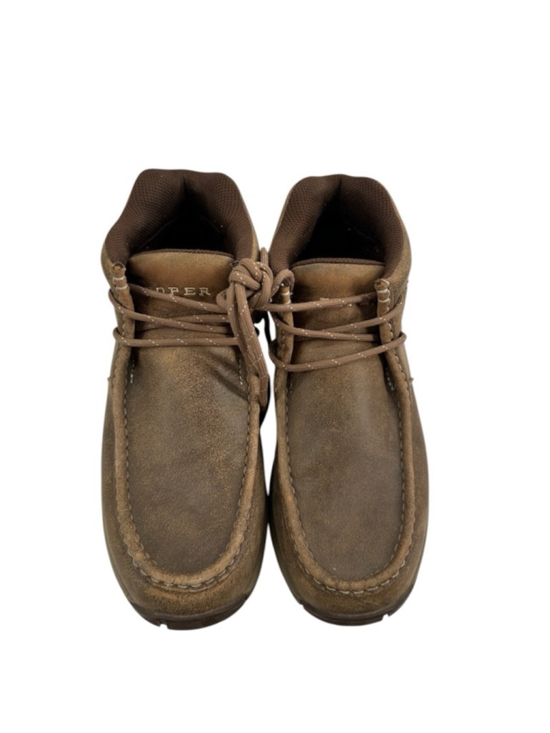Roper Clearcut Swifter Sole Chukka cowboy distressed leather boots shoes sz 9.5 Roper Mens Clearcut Swifter Sole Vintage Leather Hiking  main image 3