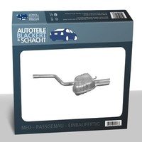 Auspuff Endtopf FüR Skoda Octavia Ii + Combi / Vw Golf Vi Variant