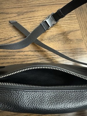 Coach F78777 Canvas Signature Belt Bag - Charcoal Black