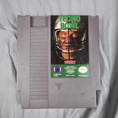Tecmo Bowl (NES Nintendo Entertainment System, 1989) Authentic