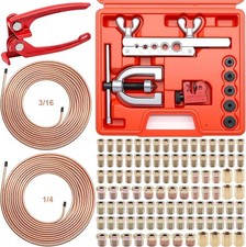 Versatile 316 14 Brake Line Repair Kit With Flaring Tool Bender Gold Versatile 316 14 Brake Line Repair Kit With Flaring Tool Bender Gold
