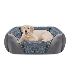 Large Dog Bed for Large Medium Small Dogs, Rectangle Washable Orthopedic Dog ...